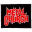 METAL CHURCH: Logo (9,5 cm x 7,5 cm) (felvarró)