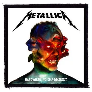 METALLICA: Hardwired (9,5 cm x 9,5 cm) (felvarró)