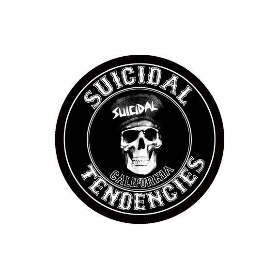 SUICIDAL TENDENCIES: California (circle, 95 mm) (felvarró) SUICIDAL TENDENCIES: California (circle, 95 mm) (felvarró)