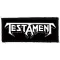 TESTAMENT: Logo (9,5 cm x 4 cm) (felvarró)