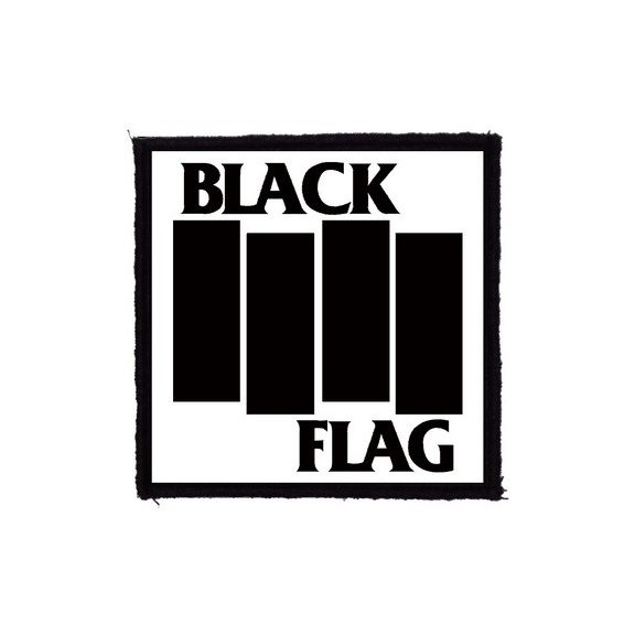 BLACK FLAG: Logo (9,5 cm x 9,5 cm) (felvarró) BLACK FLAG: Logo (9,5 cm x 9,5 cm) (felvarró)