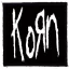 KORN: Logo (9,5 cm x 9,5 cm) (felvarró)