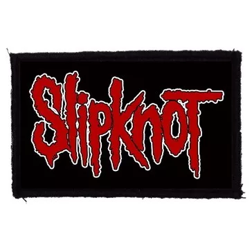SLIPKNOT: Slipknot (name) (9,5 cm x 6 cm) (felvarró)