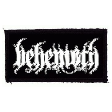 BEHEMOTH: Logo (9,5 cm x 4,5 cm) (felvarró)