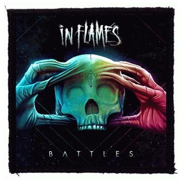 IN FLAMES: Battles (9,5 cm x 9,5 cm) (felvarró)