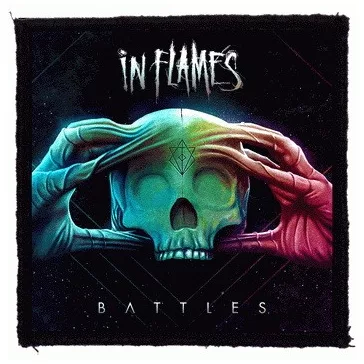 IN FLAMES: Battles (9,5 cm x 9,5 cm) (felvarró)