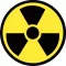 RADIOACTIVE (circle, 9,5 cm) (felvarró)
