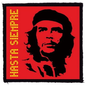 CHE GUEVARA: Hasta Siempre (9,5 cm x 9,5 cm) (felvarró)