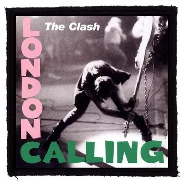 CLASH: London Calling (9,5 cm x 9,5 cm) (felvarró)