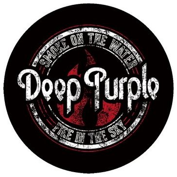 DEEP PURPLE: Smoke On The Water (circle, 9,5 cm) (felvarró)