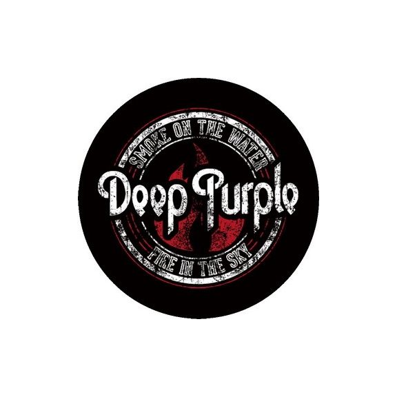 DEEP PURPLE: Smoke On The Water (circle, 9,5 cm) (felvarró) DEEP PURPLE: Smoke On The Water (circle, 9,5 cm) (felvarró)