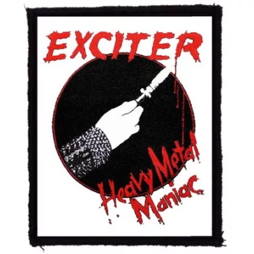 EXCITER: Heavy Metal Maniac (8 cm x 9,5 cm) (felvarró)