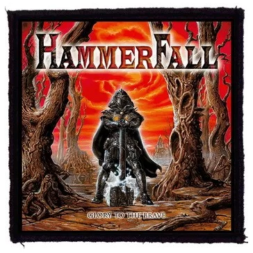 HAMMERFALL: Glory To The Brave (9,5 cm x 9,5 cm) (felvarró)