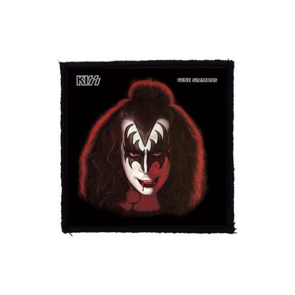 KISS: Gene Simmons Solo (9,5 cm x 9,5 cm) (felvarró) KISS: Gene Simmons Solo (9,5 cm x 9,5 cm) (felvarró)