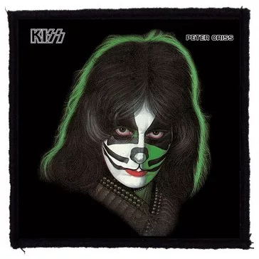KISS: Peter Criss Solo (9,5 cm x 9,5 cm) (felvarró)