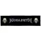 MEGADETH: Logo Vic Superstrip (22 cm x 5 cm) (felvarró)
