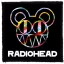 RADIOHEAD: Logo (9,5 cm x 9,5 cm) (felvarró)