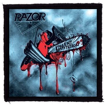 RAZOR: Violent Restitution (9,5 cm x 9,5 cm) (felvarró)