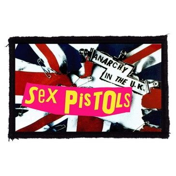 SEX PISTOLS: Anarchy In The UK (9,5 cm x 6 cm) (felvarró)