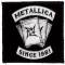 METALLICA: Since 1981 (9,5 cm x 9,5 cm) (felvarró)