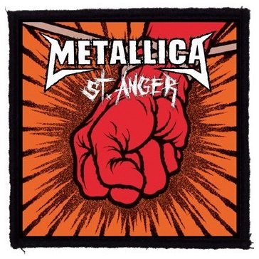 METALLICA: St. Anger (9,5 cm x 9,5 cm) (felvarró)