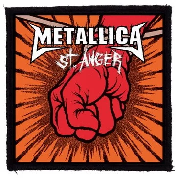 METALLICA: St. Anger (9,5 cm x 9,5 cm) (felvarró)
