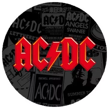 AC/DC: Logo Red (nagy jelvény, 3,7 cm)