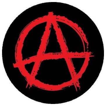ANARCHY: Symbol (nagy jelvény, 3,7 cm)