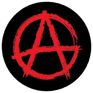 ANARCHY: Symbol (nagy jelvény, 3,7 cm)