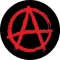 ANARCHY: Symbol (nagy jelvény, 3,7 cm)