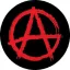 ANARCHY: Symbol (nagy jelvény, 3,7 cm)