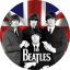 BEATLES: GB (nagy jelvény, 3,7 cm)