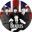 BEATLES: GB (nagy jelvény, 3,7 cm)