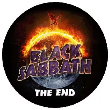 BLACK SABBATH: The End (nagy jelvény, 3,7 cm)