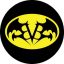 BLACK VEIL BRIDES: Bat (nagy jelvény, 3,7 cm)