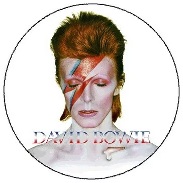 DAVID BOWIE: Aladdin Sane (nagy jelvény, 3,7 cm)