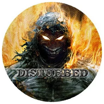DISTURBED: Indestructible (nagy jelvény, 3,7 cm)