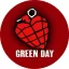 GREEN DAY: Grenade (nagy jelvény, 3,7 cm)