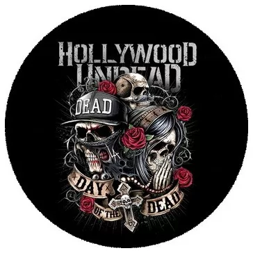HOLLYWOOD UNDEAD: Day Of The Dead (nagy jelvény, 3,7 cm)