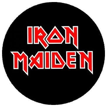 IRON MAIDEN: Logo (nagy jelvény, 3,7 cm)