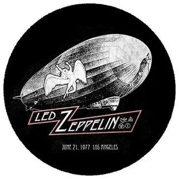 LED ZEPPELIN: Los Angeles (nagy jelvény, 3,7 cm)
