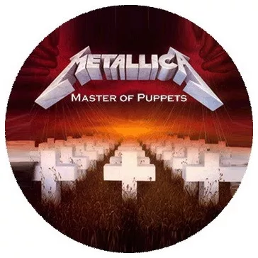 METALLICA: Master Of Puppets (nagy jelvény, 3,7 cm)
