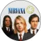NIRVANA: Band (nagy jelvény, 3,7 cm)