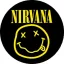 NIRVANA: Smiley (nagy jelvény, 3,7 cm)