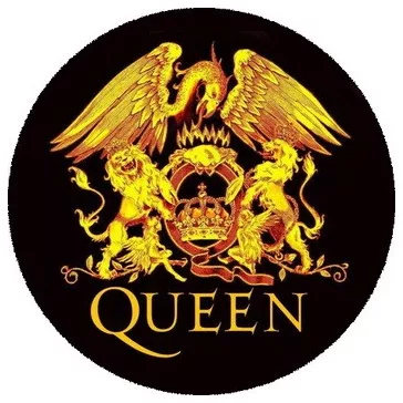 QUEEN: Címer(nagy jelvény, 3,7 cm)