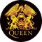 QUEEN: Címer(nagy jelvény, 3,7 cm)