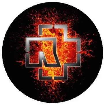 RAMMSTEIN: Lava (nagy jelvény, 3,7 cm)