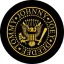 RAMONES: Logo (nagy jelvény, 3,7 cm)