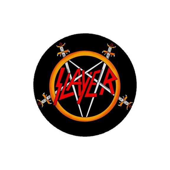 SLAYER: Logo Pentagram (nagy jelvény, 3,7 cm) SLAYER: Logo Pentagram (nagy jelvény, 3,7 cm)
