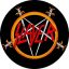 SLAYER: Logo Pentagram (nagy jelvény, 3,7 cm)